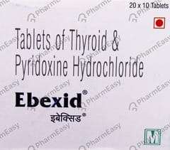 EBEXID STRIP OF 10 TABLETS