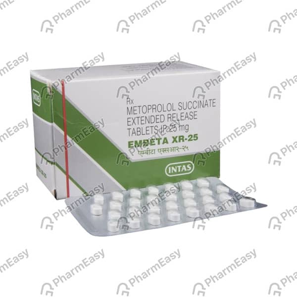 Embeta Xr 25mg Strip Of 10 Tablets