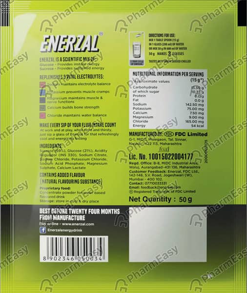 Enerzal Lime Powder 50Gm