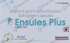 ENSULES PLUS STRIP OF 10 SOFTGEL CAPSULES (RED)