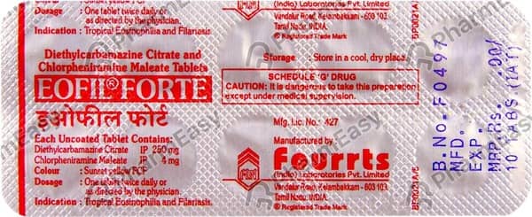 Eofil Forte Strip Of 10 Tablets