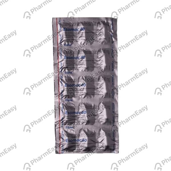 Esomac 40mg Strip Of 10 Tablets