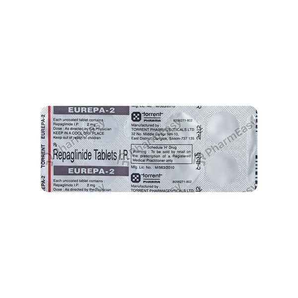Eurepa 2mg Strip Of 10 Tablets