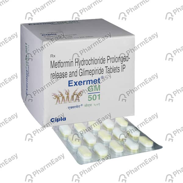 Exermet Gm 501mg Strip Of 10 Tablets
