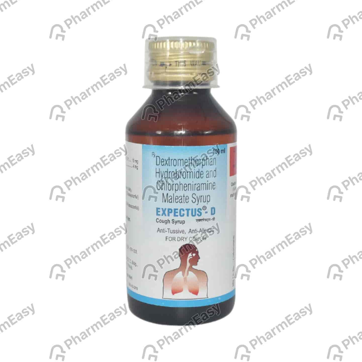 Expectus D Cough Bottle Of 100ml Syrup