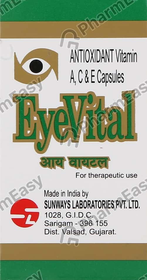 Eyevital Bottle Of 30 Capsules