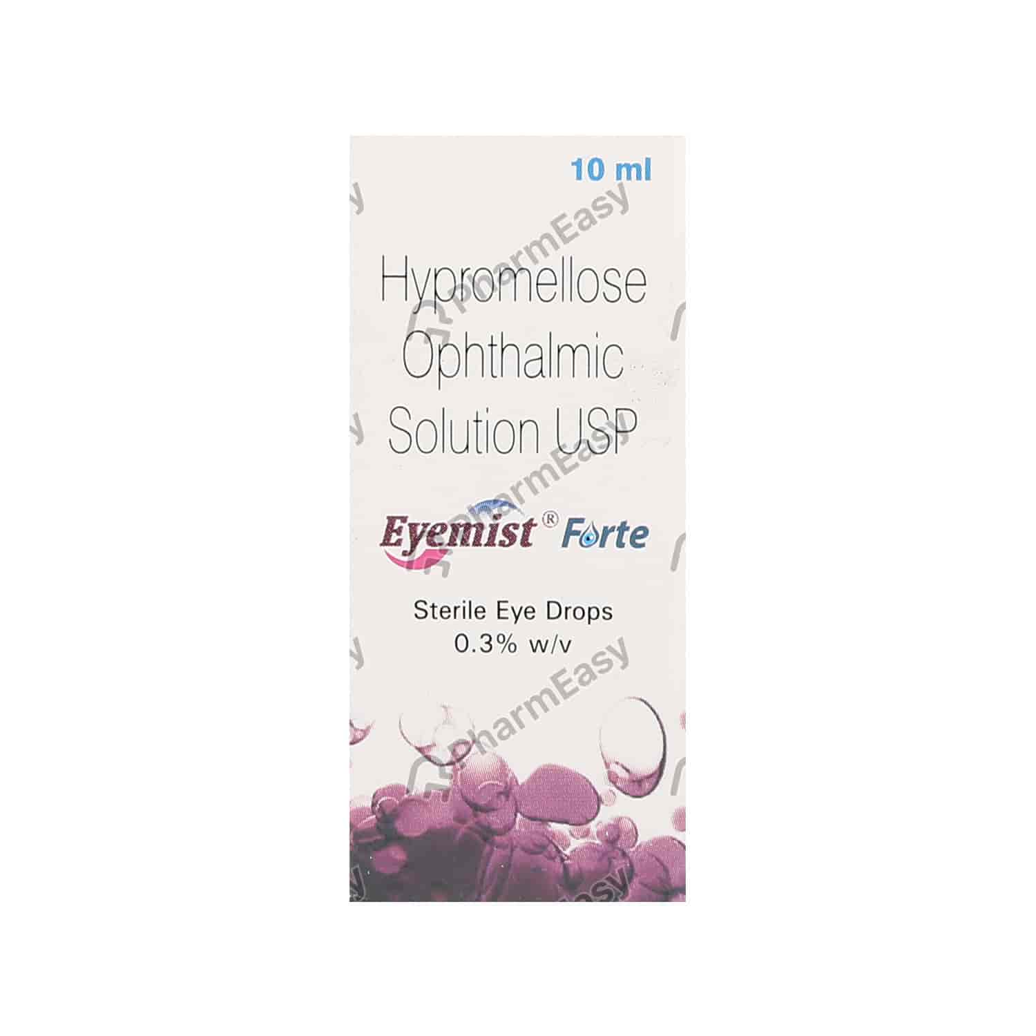 Buy Eyemist Forte Eye Drops 10ml Online at Flat 18 OFF* PharmEasy