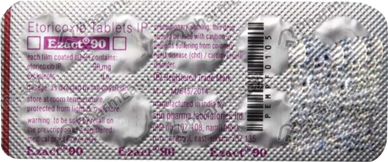 Ezact 90mg Strip Of 10 Tablets