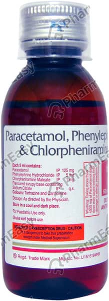 Febrex Plus Bottle Of 60ml Syrup