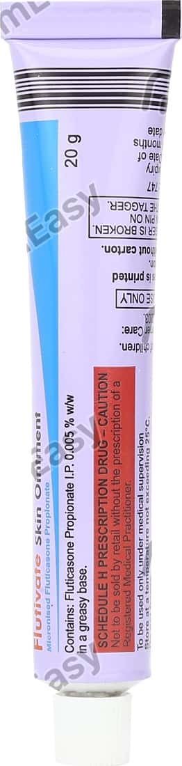 Flutivate 0.005 % Ointment (20): Uses, Side Effects, Price & Dosage ...