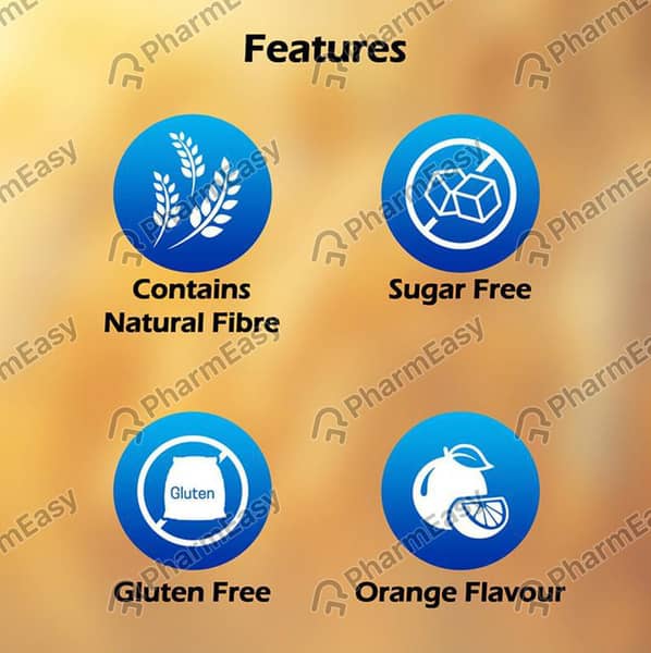 Fybogel Isabgol Husk | Orange | Sugar Free | Bottle 100 Gm Powder