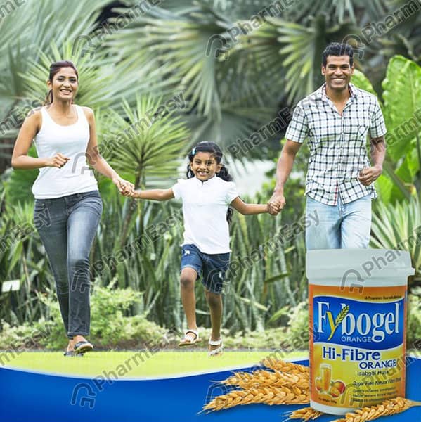 Fybogel Isabgol Husk | Orange | Sugar Free | Bottle 100 Gm Powder
