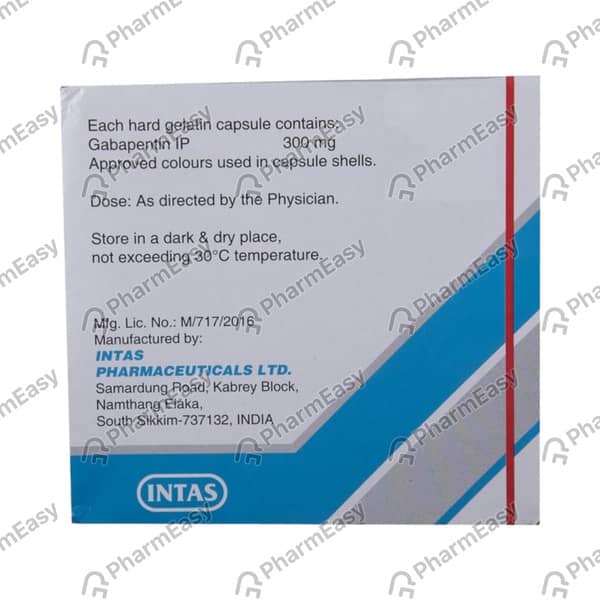 Gabapin 300mg Strip Of 10 Capsules