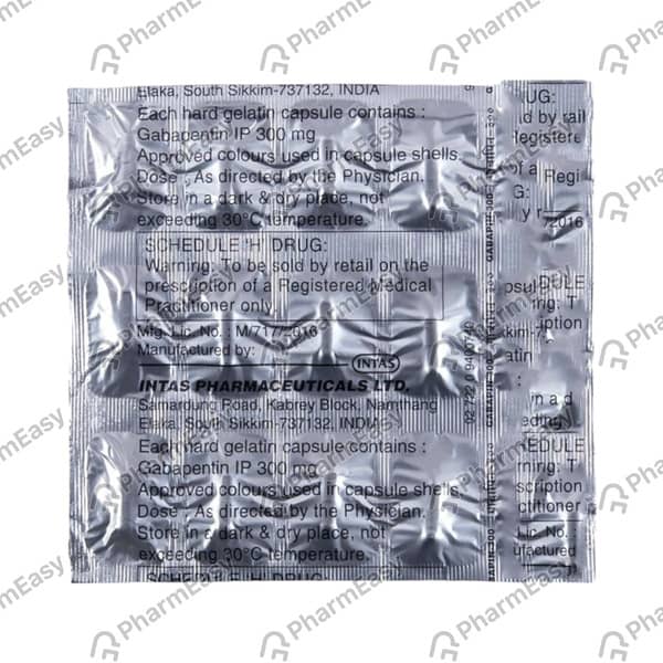 Gabapin 300mg Strip Of 10 Capsules
