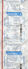 GALAMER 4MG STRIP OF 10 TABLETS