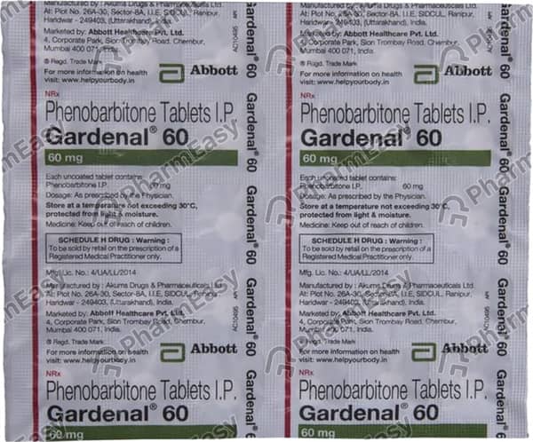 Gardenal 60mg Tablet