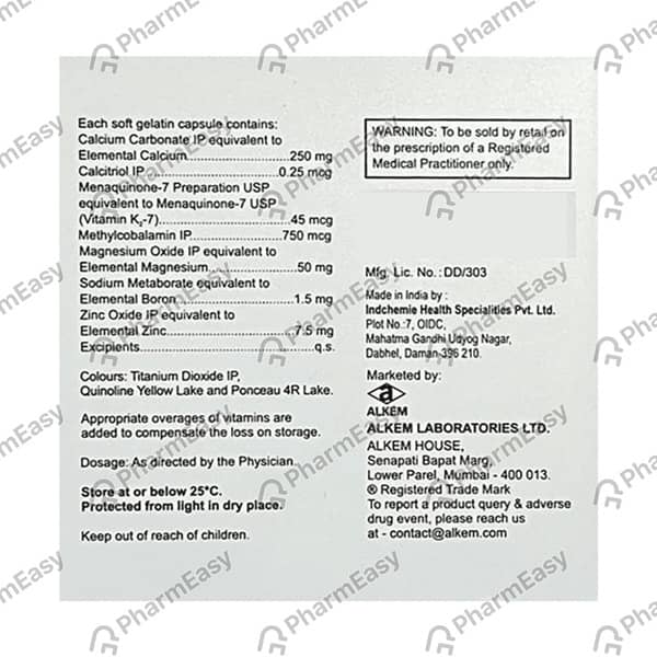 Gemcal Strip Of 10 Capsules