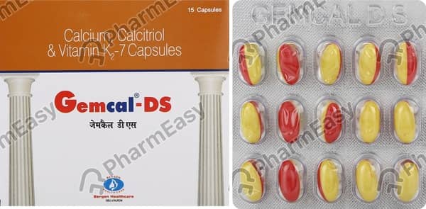 Gemcal Ds Strip Of 15 Capsules