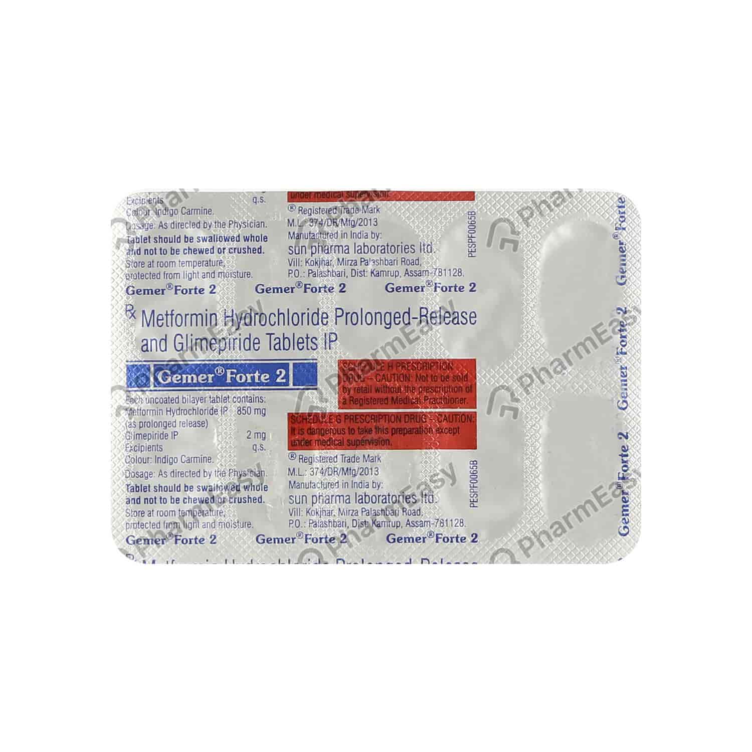 Gemer Forte 2mg Tab 10 S Uses Side Effects Dosage Composition gemer-forte-2mg-tab-10-s-uses-side-effects-dosage-composition