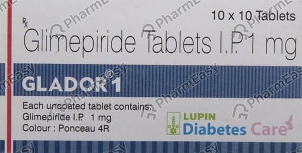 Glador 1mg Strip Of 10 Tablets