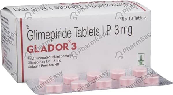 Glador 3Mg Strip Of 10 Tablets