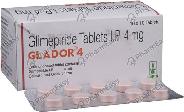 Glador 4Mg Strip Of 10 Tablets