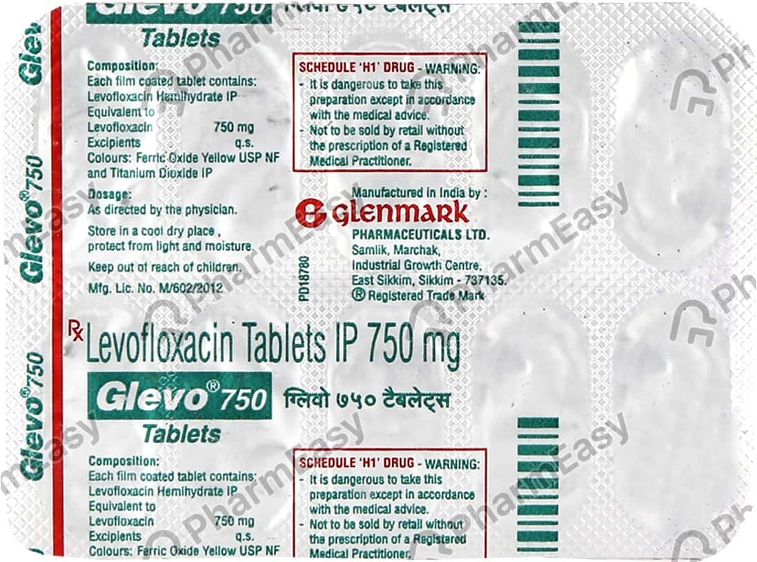 Glevo 750 MG Tablet (10) Uses, Side Effects, Price & Dosage PharmEasy