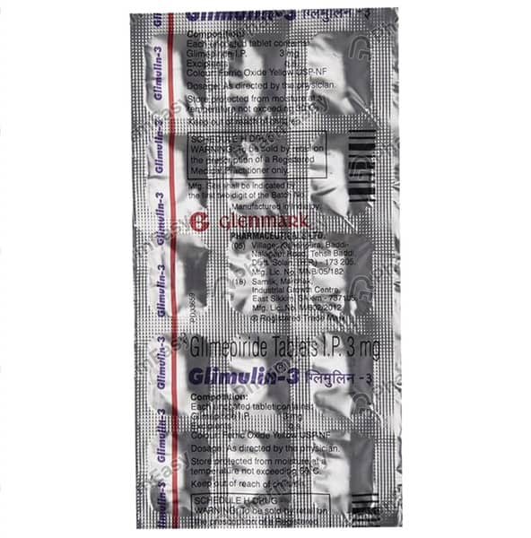 Glimulin 3Mg Tablet