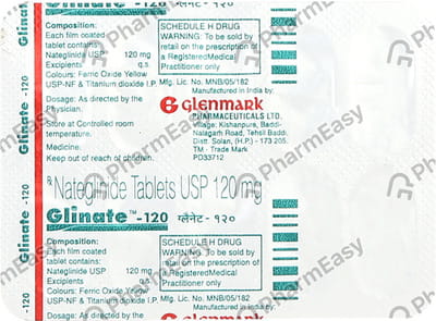 Glinate 120mg Tablet