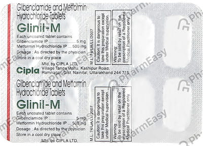 Glinil M Strip Of 10 Tablets