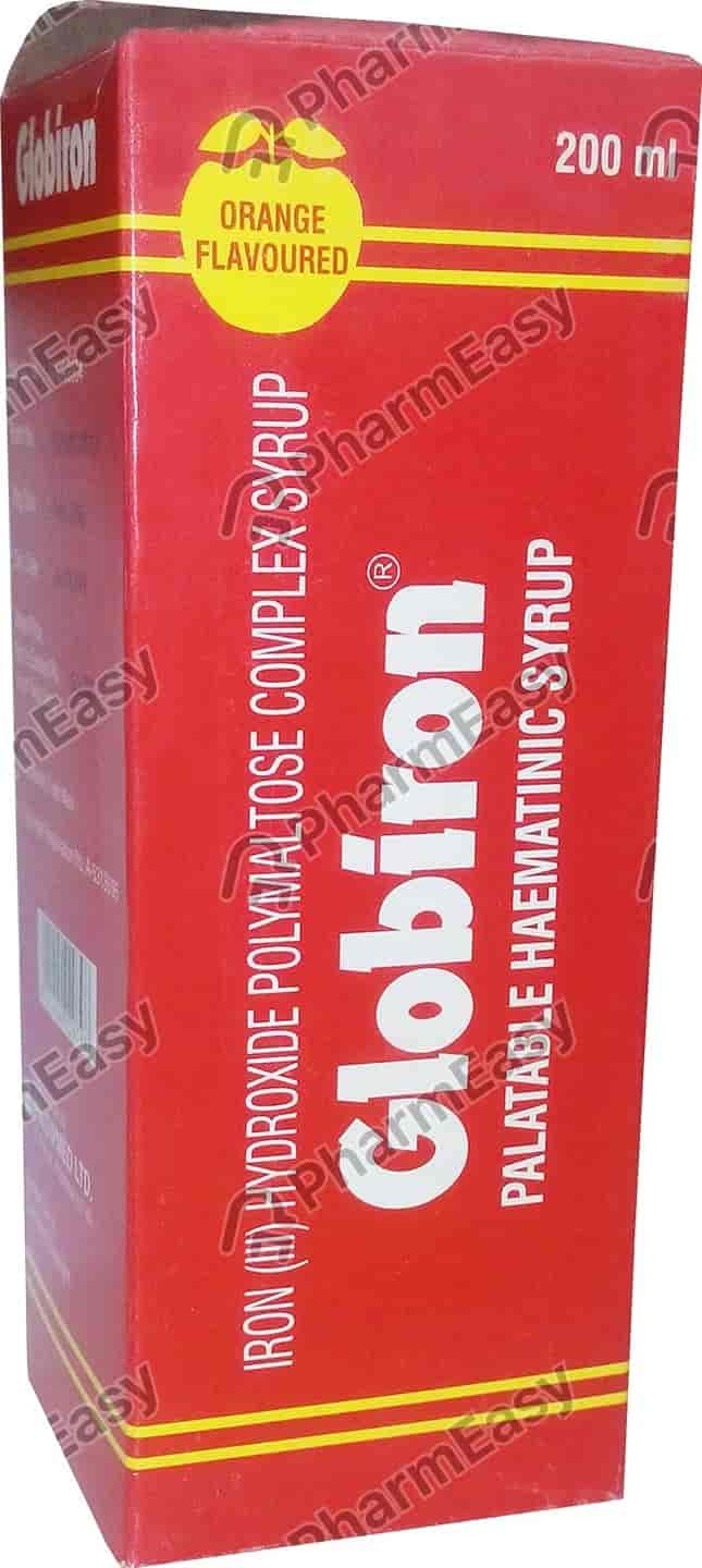 Globiron Orange Flavour Bottle Of 200ml Syrup