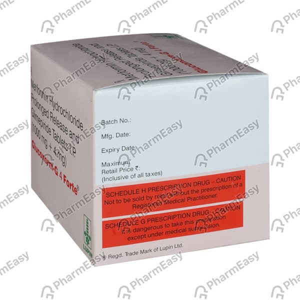 Gluconorm G4 Forte Strip Of 10 Tablets