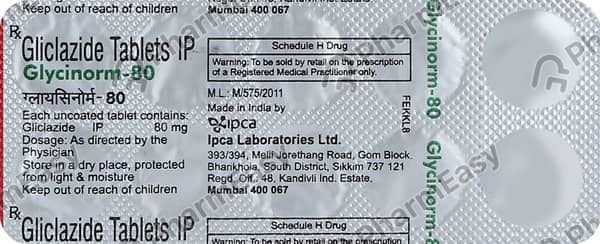 Glycinorm 80mg Strip Of 10 Tablets
