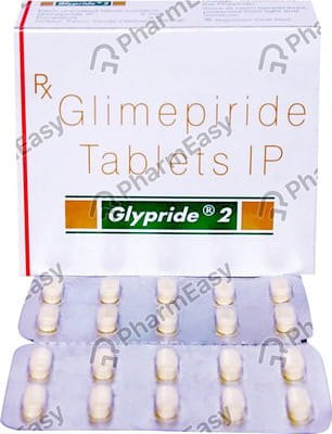 Glypride 2mg Strip Of 10 Tablets