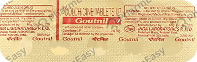 Goutnil 0.5mg Strip Of 10 Tablets