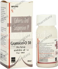 Gramocef O 50mg Bottle Of 30ml Dry Syrup