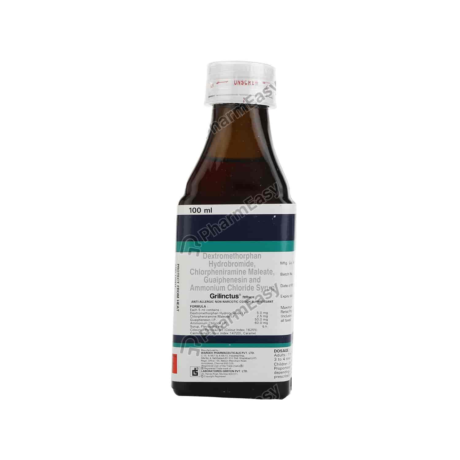 Buy Grilinctus Syrup 100ml Online at Flat 18 OFF* PharmEasy