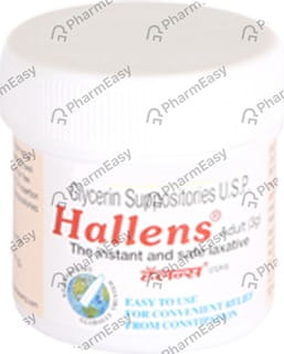 Hallens Glycerin Bottle Of 10 Adult Suppositories