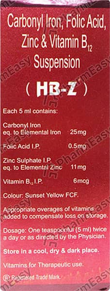 Hb Z Suspension 200ml