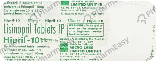 Hipril 10mg Tablet