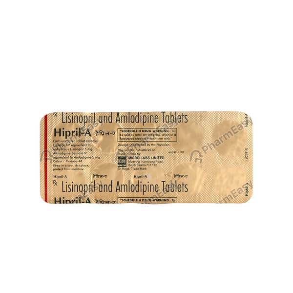 Hipril A Strip Of 10 Tablets