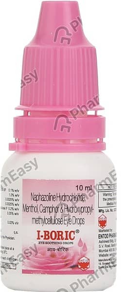 I Boric Bottle Of 10ml Eye Drops