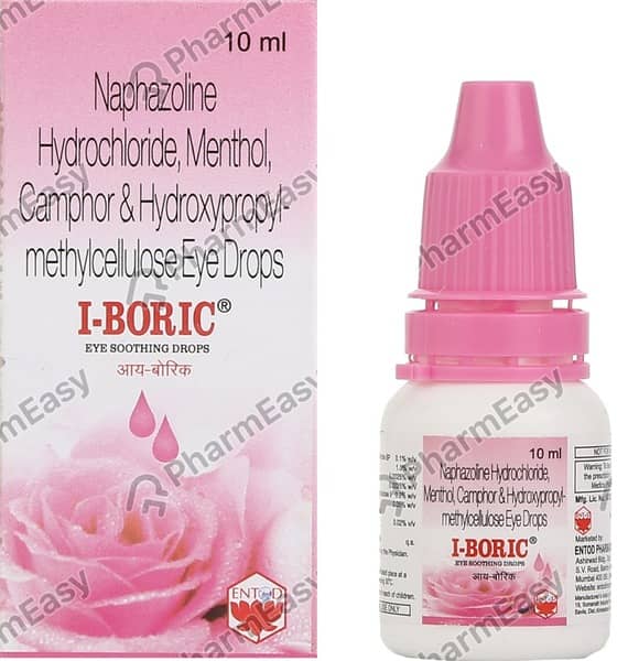 I Boric Bottle Of 10ml Eye Drops