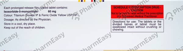 Imdur 60mg Strip Of 30 Tablets