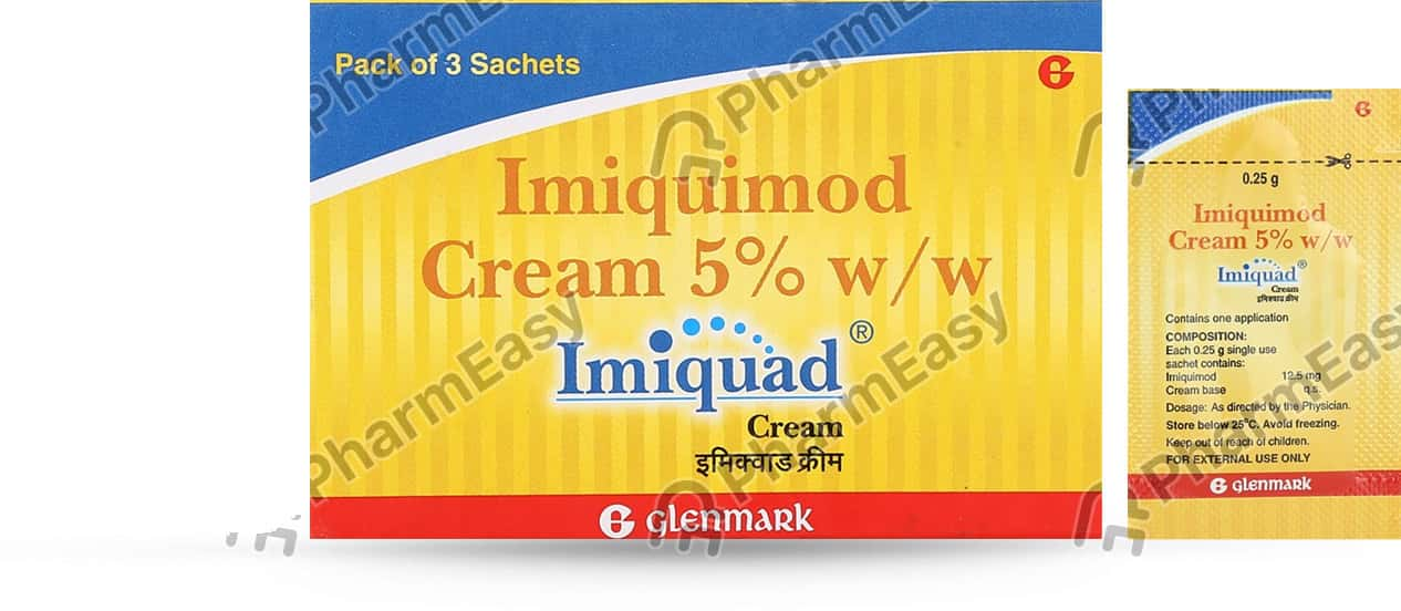 Imiquad Sachet Of 0.25gm Cream (Pack Of 3)