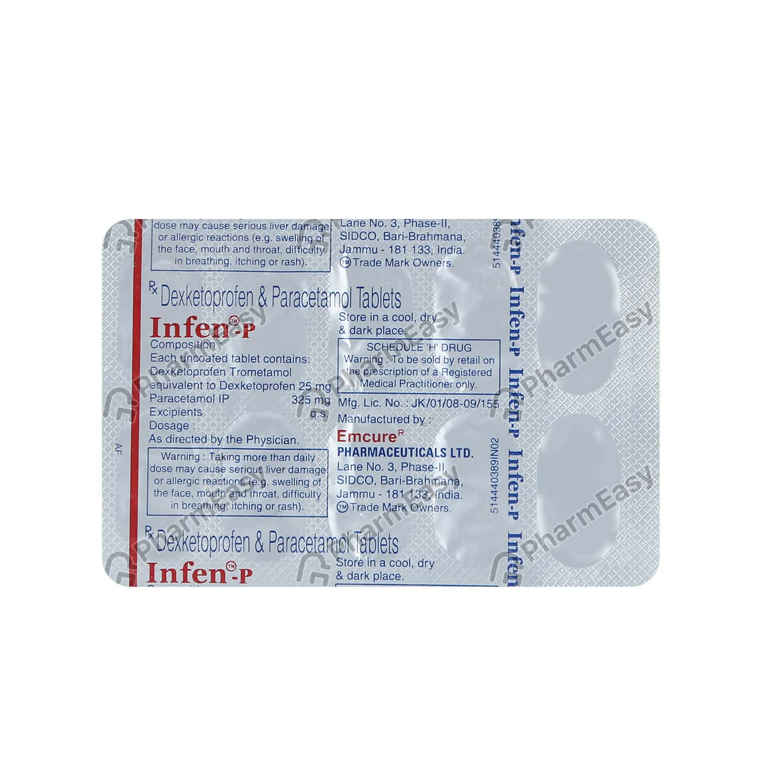 Buy Infen P Tablet Online at Flat 18% OFF* | PharmEasy