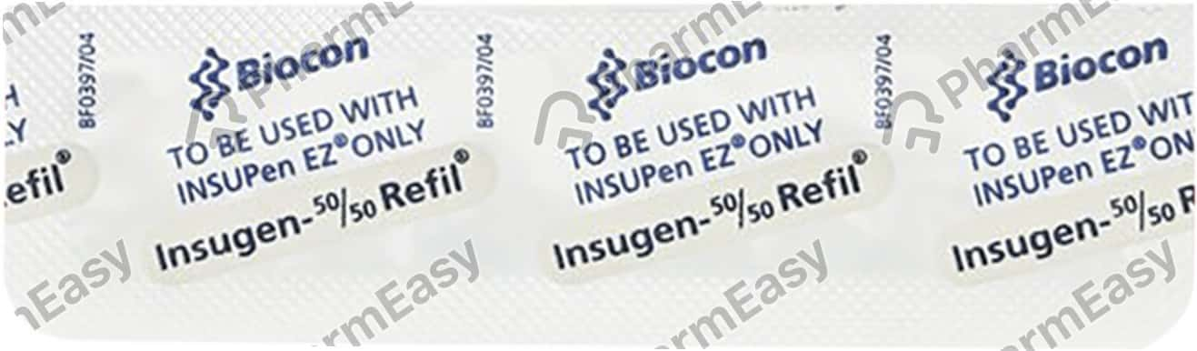 Insugen 50/50 100iu Vial Of 10ml Injection