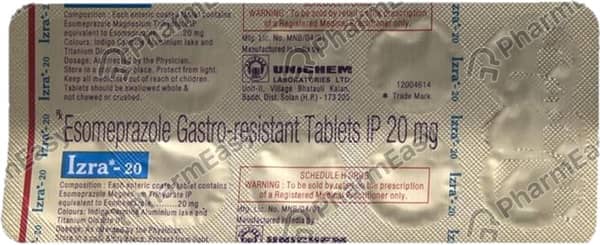 Izra 20mg Strip Of 10 Tablets