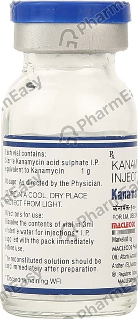 Buy Kanamac 1 G Powder For Injection (1) Online at Flat 15% OFF | PharmEasy