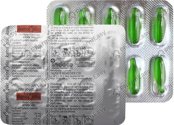 Karvol Plus Inhalation Capsule
